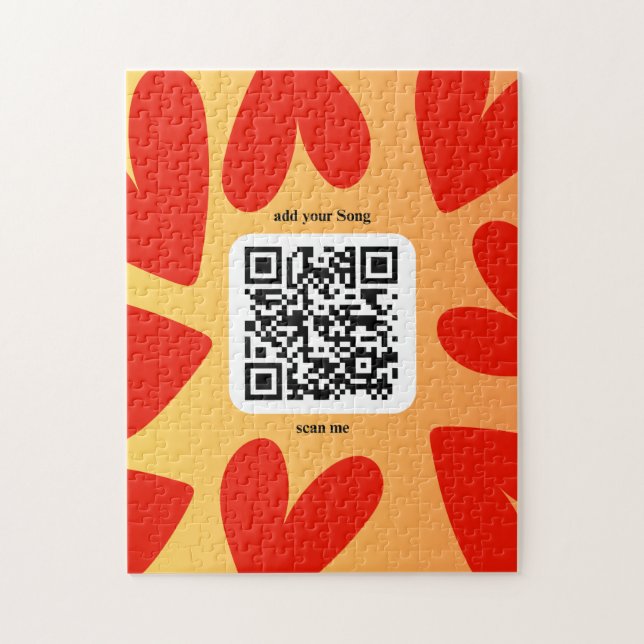 Quebra-cabeça Mit personalisierten Song per QR-code (Vertical)