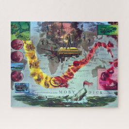Quebra-cabeça Moby Dick Herman Melville A Viagem do Pequod