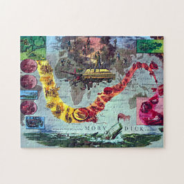 Quebra-cabeça Moby Dick Herman Melville A Viagem do Pequod