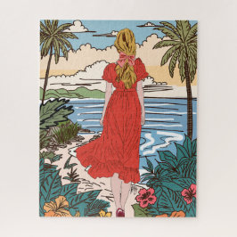 Quebra-Cabeça Moça