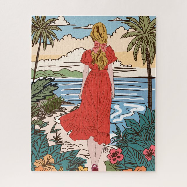 Quebra-Cabeça Moça (Vertical)