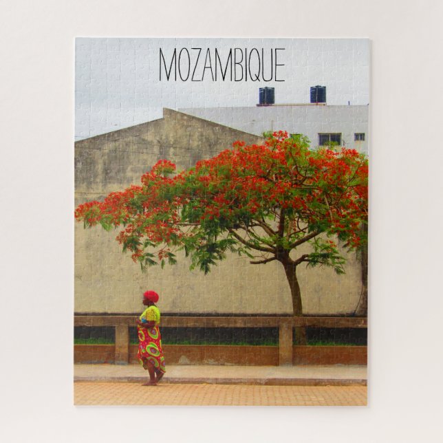 Quebra-cabeça moçambique (Vertical)