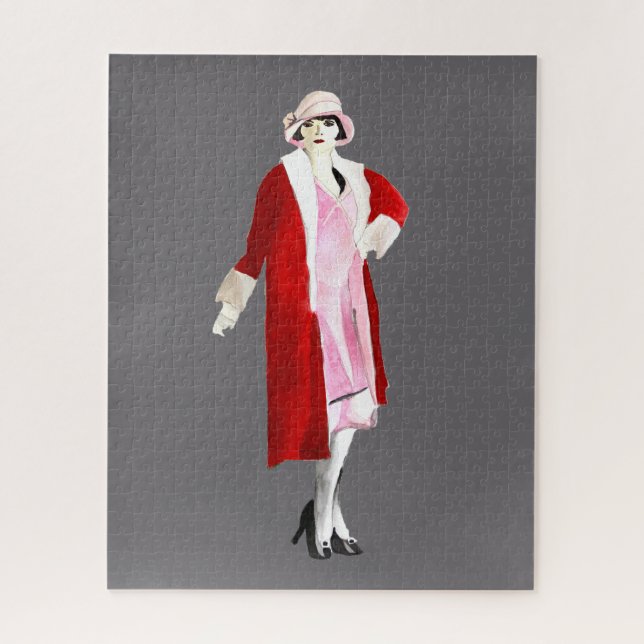 Quebra-cabeça Moda dos anos vinte roaring twenties Jigsaw Puzzle (Vertical)