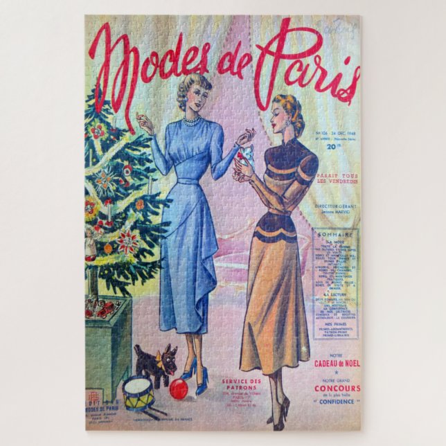 Quebra-cabeça Modas De Paris. (Vertical)