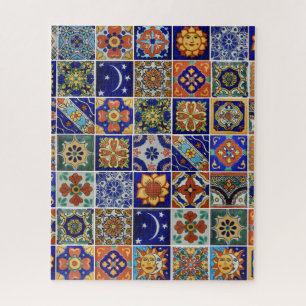Quebra-cabeça Modelo do Azulejo mexicano ou USE SUA FOTO