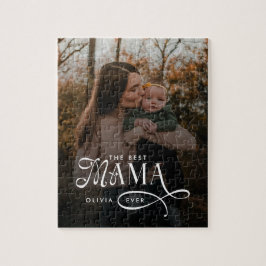 Quebra-cabeça Modern Best Mama Ever Photo Mothers Day Gifts