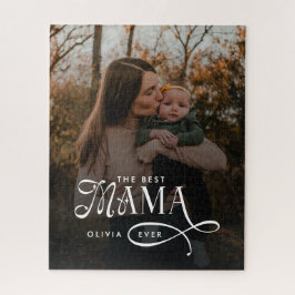Quebra-cabeça Modern Best Mama Ever Photo Mothers Day Gifts