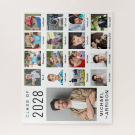 Quebra-cabeça Modern Graduation 17 Photo Collage