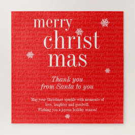 Quebra-cabeça Modern Merry Christmas party day game