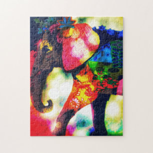 Quebra-cabeça Moderno Afro-Africano Pop Art Contemporâneo