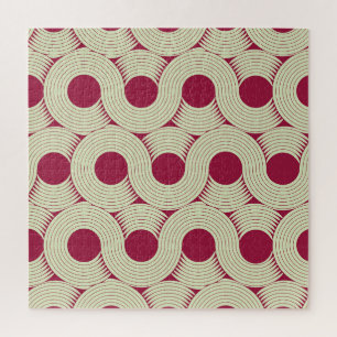 Quebra-cabeça Moebius Stripe: Azulejo Vermelho Infinito