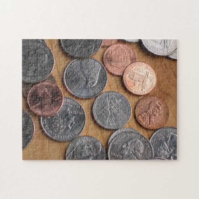 Quebra-cabeça - Moedas (Horizontal)