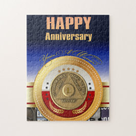 Quebra-cabeça Moedas do aniversário de 50 anos Você é um Prêmio 