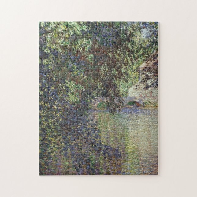 Quebra-cabeça Moinho de água em Limetz Monet Fine Art (Vertical)