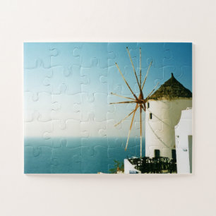 Quebra-cabeça Moinho Santorini, Grécia