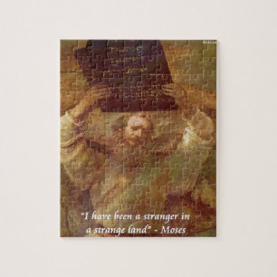 Quebra-cabeça Móisés de Rembrandt & Citação Bíblica