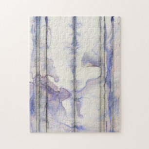 Quebra-cabeça Mola de Expressão Livre Violeta