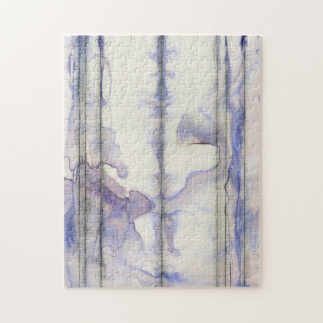 Quebra-cabeça Mola de Expressão Livre Violeta (Vertical)