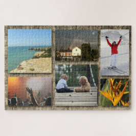 Quebra-cabeça Moldura de Foto Personalizada Colagem Puzzle Jigsa