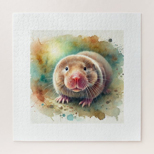 Quebra-cabeça Mole Rat 100924AREF134 - Watercolor (Vertical)