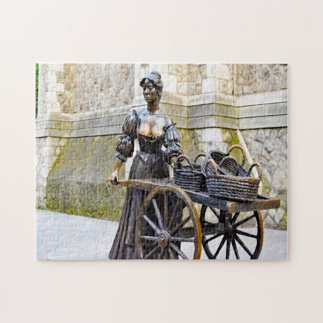 Quebra-cabeça Molly Malone Dublim Irlanda. (Horizontal)