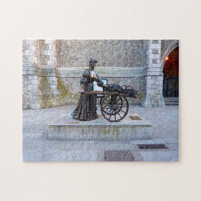 Quebra-cabeça Molly Malone Dublin Irlanda. (Horizontal)
