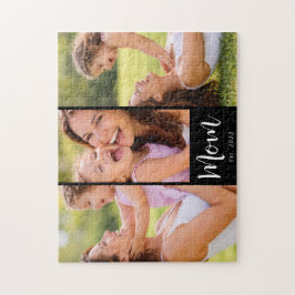 Quebra-cabeça Mom Established Modern Script 3 Photo