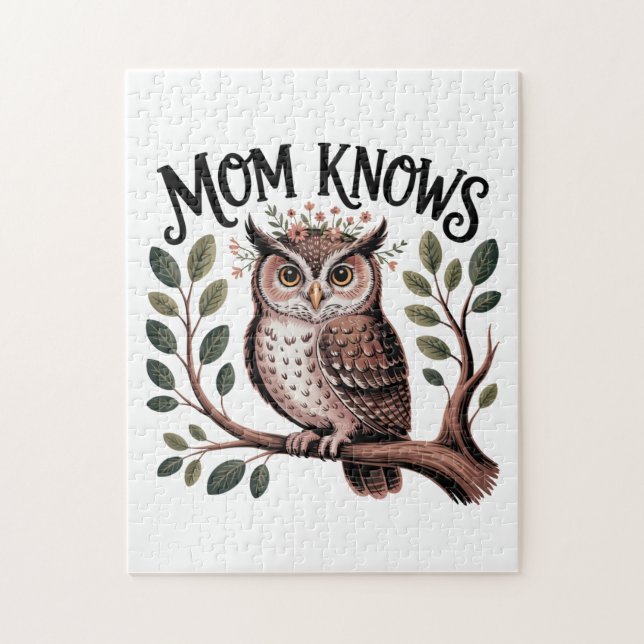 Quebra-cabeça Mom Knows﻿ (Vertical)