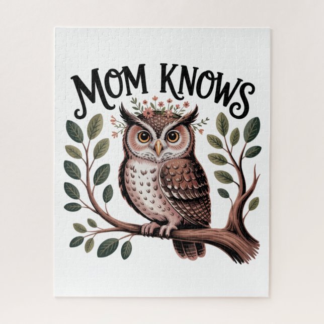 Quebra-cabeça Mom Knows﻿ (Vertical)