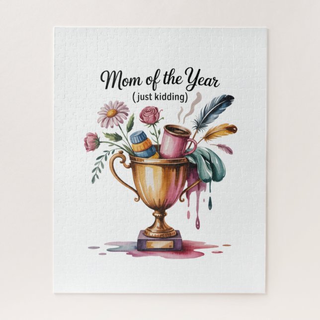 Quebra-cabeça Mom Of The Year (Just Kidding) (Vertical)