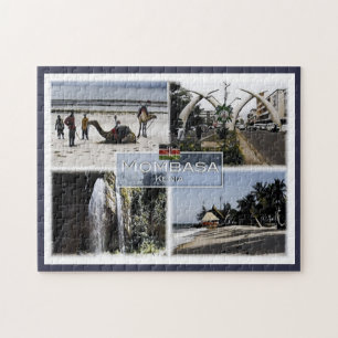 Quebra-cabeça Mombasa - Quênia - Mosaico -