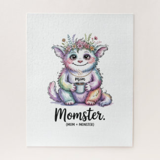 Quebra-cabeça Momster. (Mom + Monster)