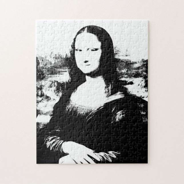 Quebra-cabeça Mona Lisa (Vertical)