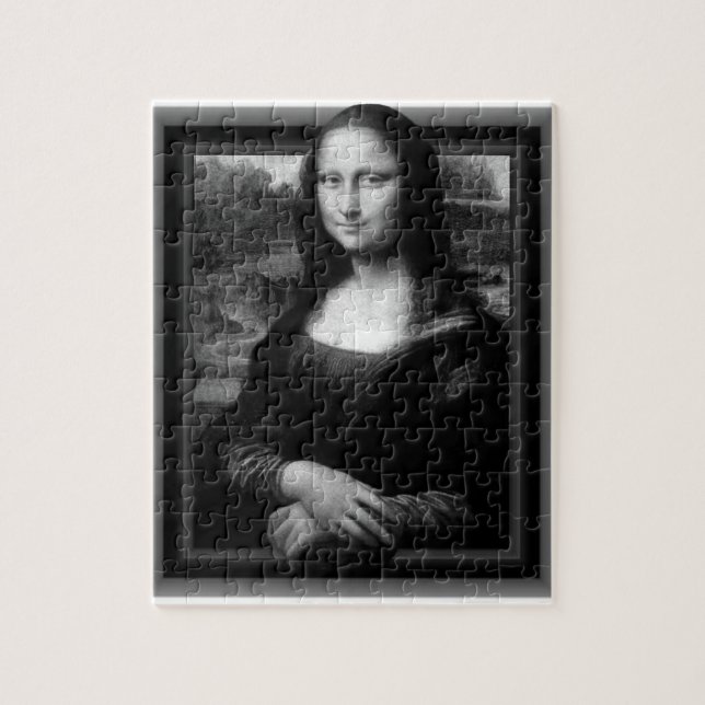 quebra-cabeça MONA LISA 3D [APENAS 8X10] (Vertical)