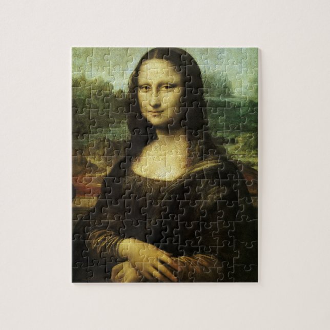 Quebra-cabeça Mona Lisa de Leonardo da Vinci, Arte do Renascimen (Vertical)