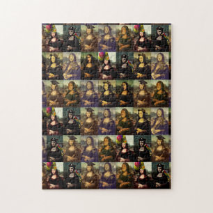 Quebra-cabeça Mona Lisa é o Muitos Rostos