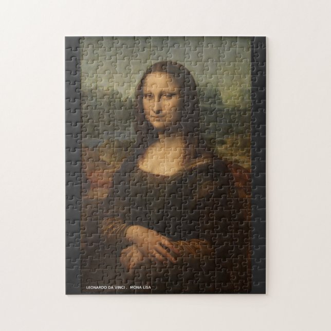Quebra-cabeça Mona Lisa Leonardo Da Vinci (Vertical)