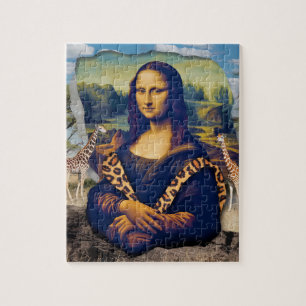 Quebra-cabeça Mona Lisa No Safari