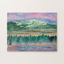 Quebra-cabeça Monadnock New Hampshire - Mountain Watercolor