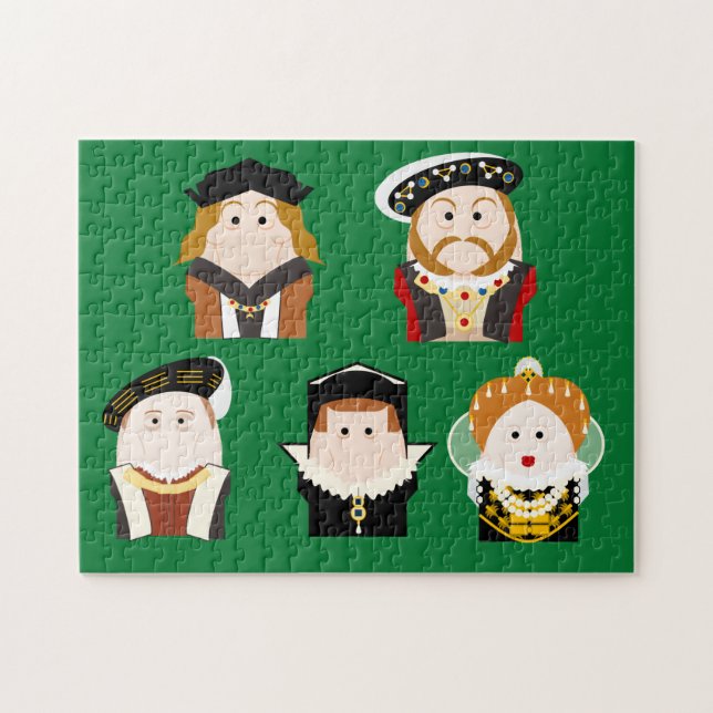 Quebra-cabeça Monarcas Tudor (Horizontal)