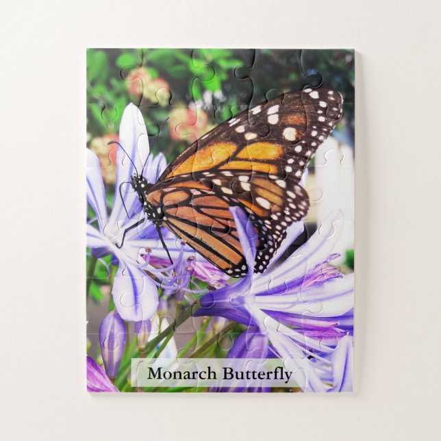 Quebra-cabeça Monarch Butterfly Pollinating Insect 30Pcs (Vertical)