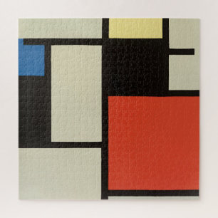 Quebra-cabeça Mondrian Composition Modern Abstrato Pintura