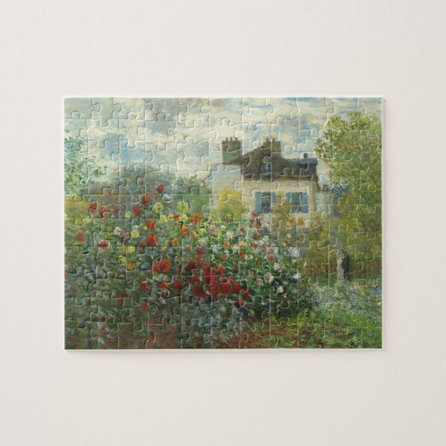 Quebra-cabeça Monet Artists Garden na Argentina (Horizontal)