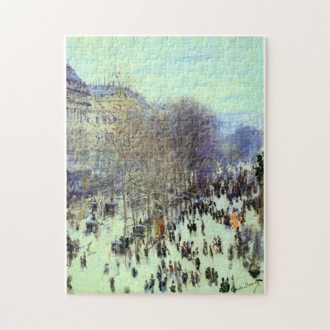 Quebra-cabeça Monet Boulevard de Capucines Fine Art (Vertical)