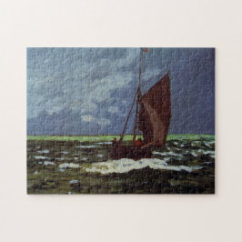 Quebra-cabeça Monet Fine Art Stormy Seascape