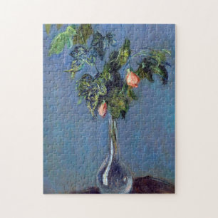 Quebra-cabeça Monet France Flores em Impressão de Pintura em Vas