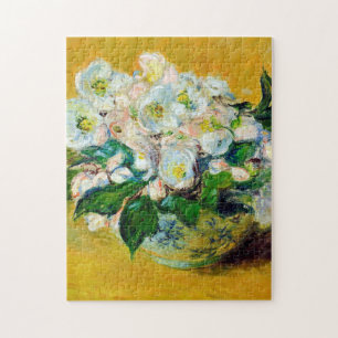 Quebra-cabeça Monet France Natal O Rosa Pintar Diariamente
