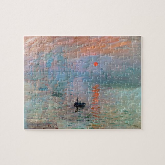 Quebra-cabeça Monet , “ Impression, Sunrise ” (Horizontal)