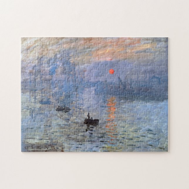 Quebra-cabeça Monet Impression Sunrise Fine Art (Horizontal)