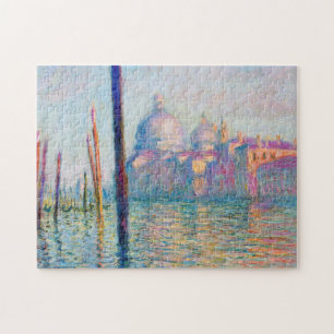 Quebra-cabeça Monet Le Grand Canal Impressionista Pessoas Mais D